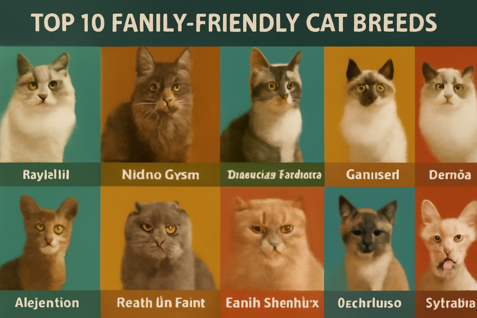 "family-friendly cat breeds