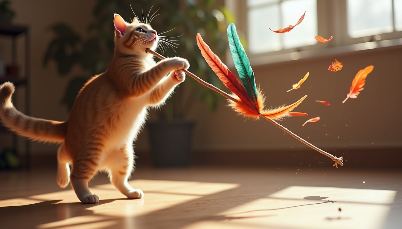 GoCat Da Bird Feather Wand